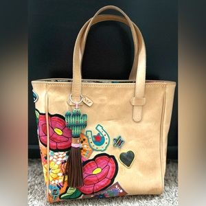 Consuela Lucy Bag - Stunning leather with beautiful embroidery.